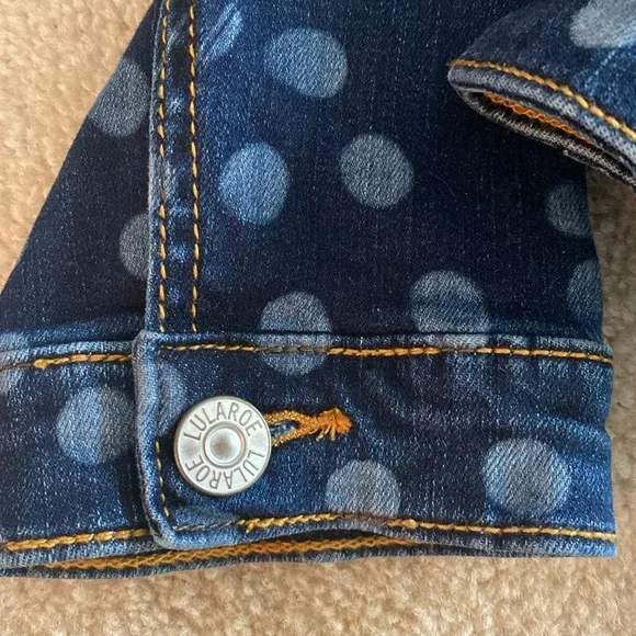 LuLaRoe NWT Kenny jean jacket 3XL - Picture 16 of 16